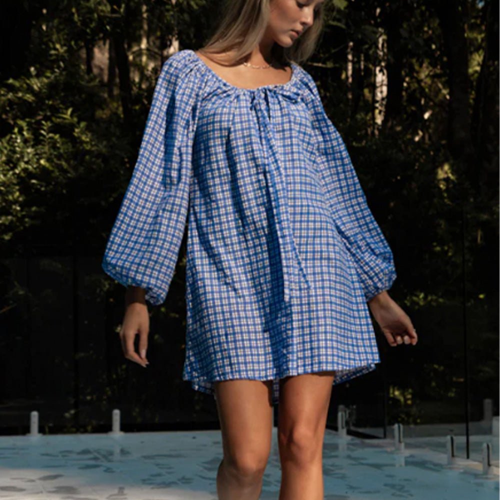 häll store-blue-dress