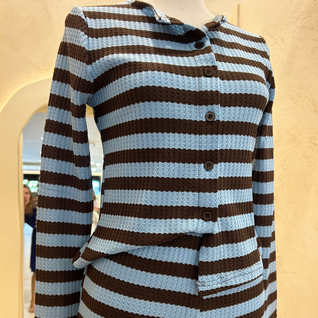 blue/choc brown set - by Frankie