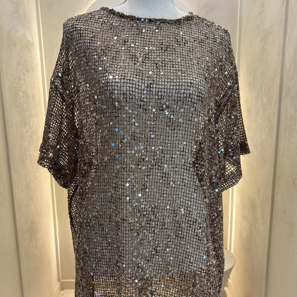 mocha sequin dress - by Frankie