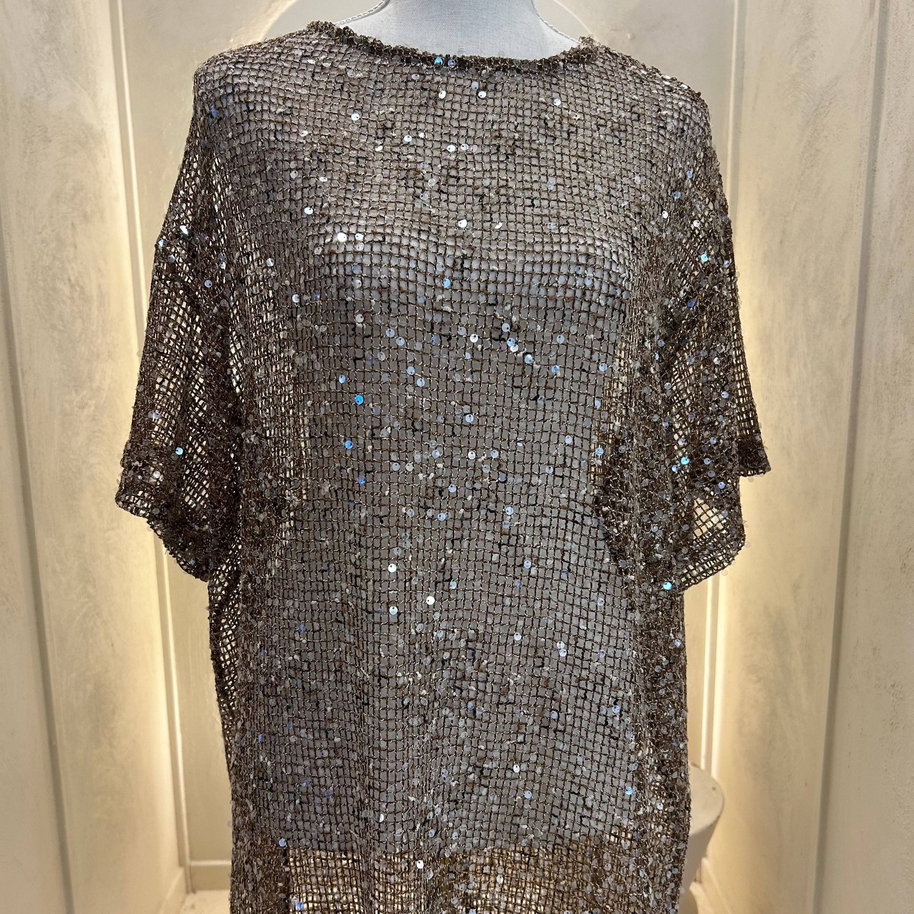 mocha sequin dress - by Frankie