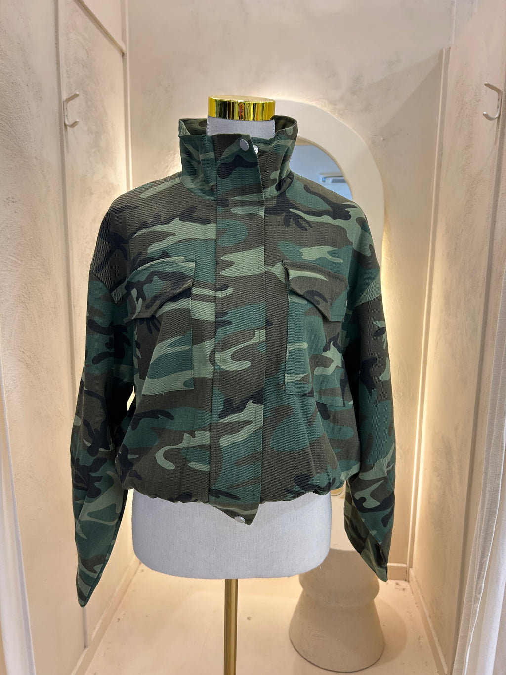 Camo Bomber Jacket