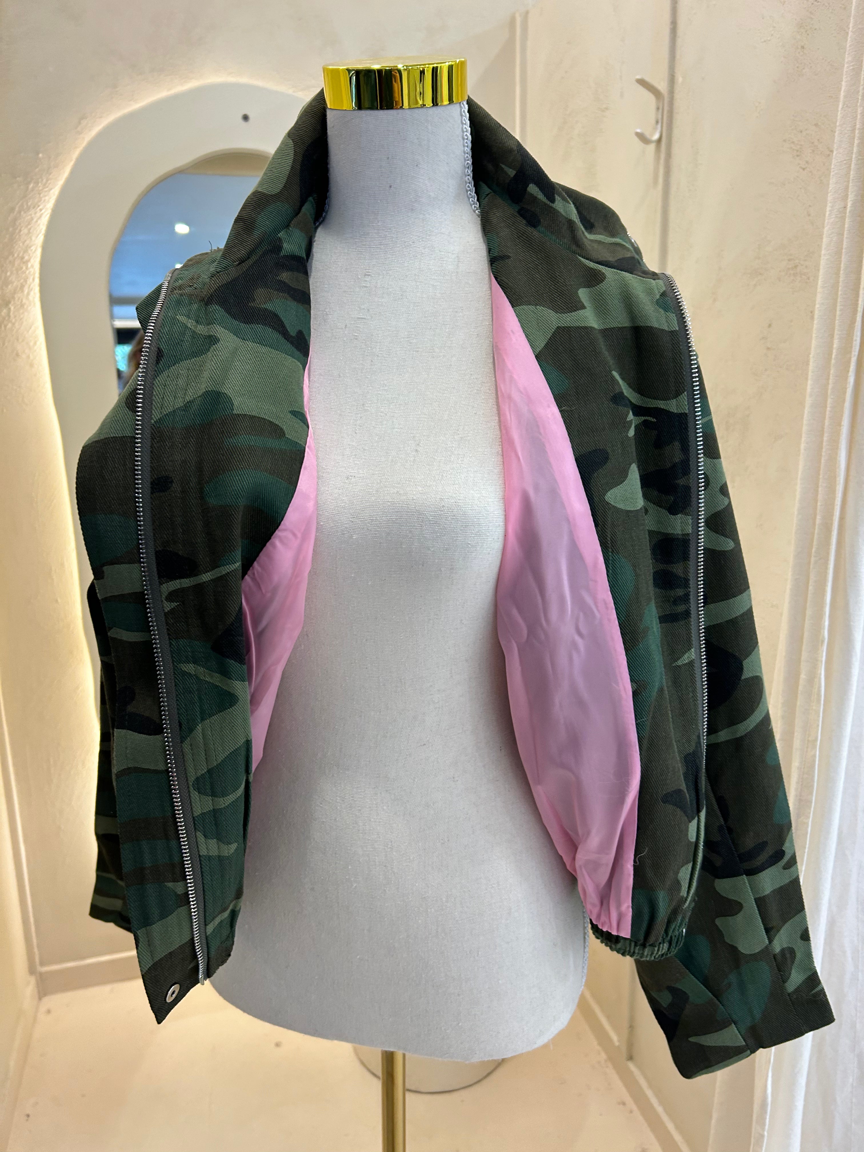 Camo Bomber Jacket