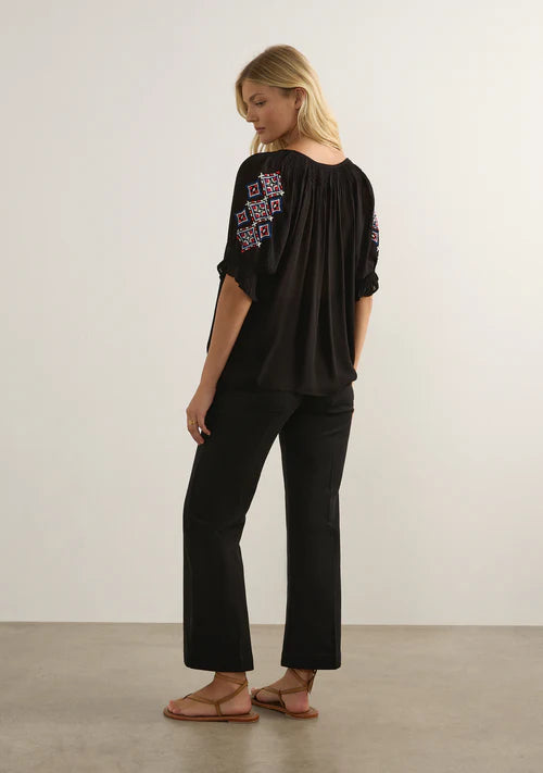 Paxton Embroidered Blouse - Auguste The Label