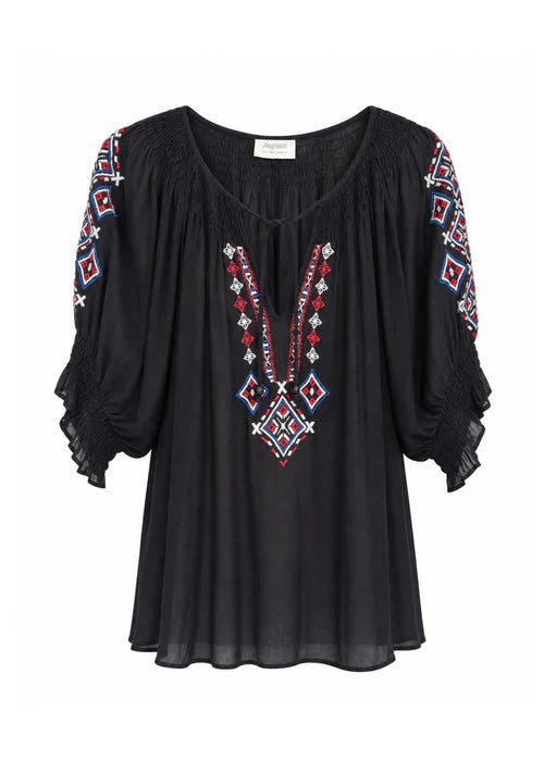 Paxton Embroidered Blouse - Auguste The Label
