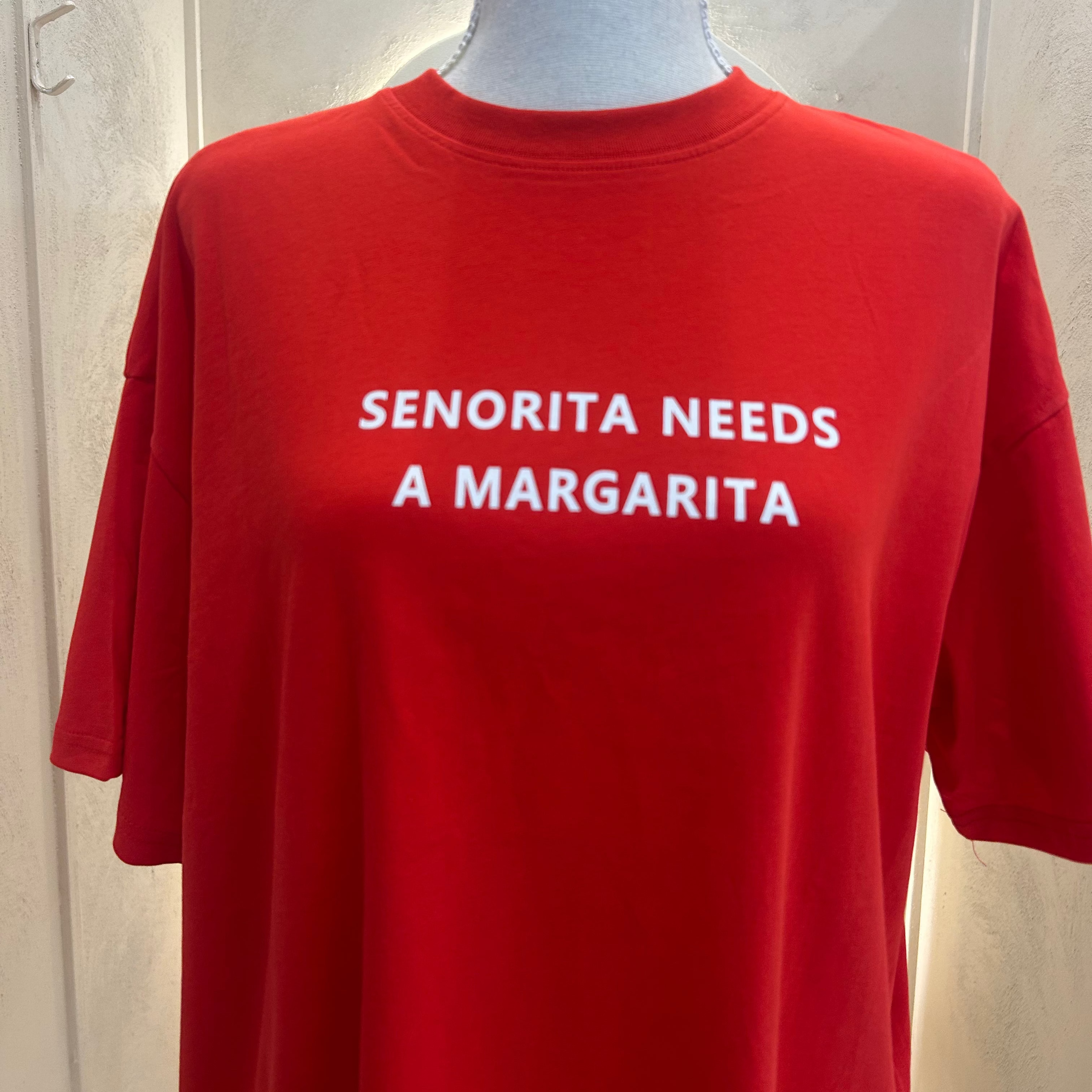 Señorita needs a Margarita - red