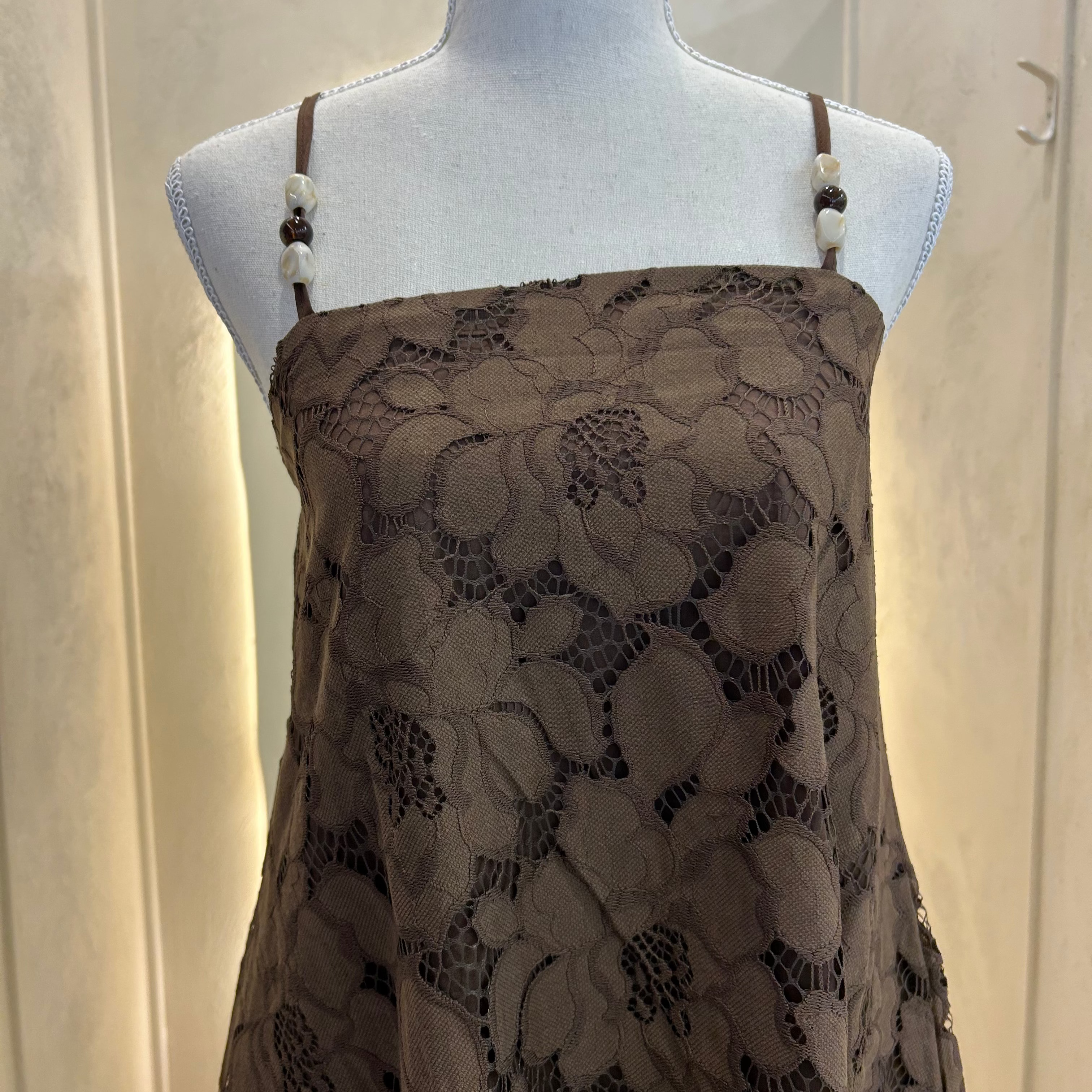 chocolate lace set - by Frankie