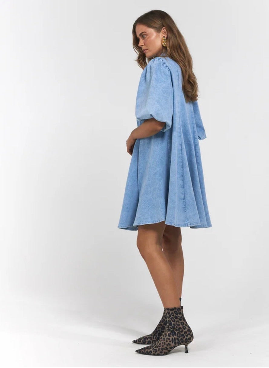 denim dress - la Boheme dress