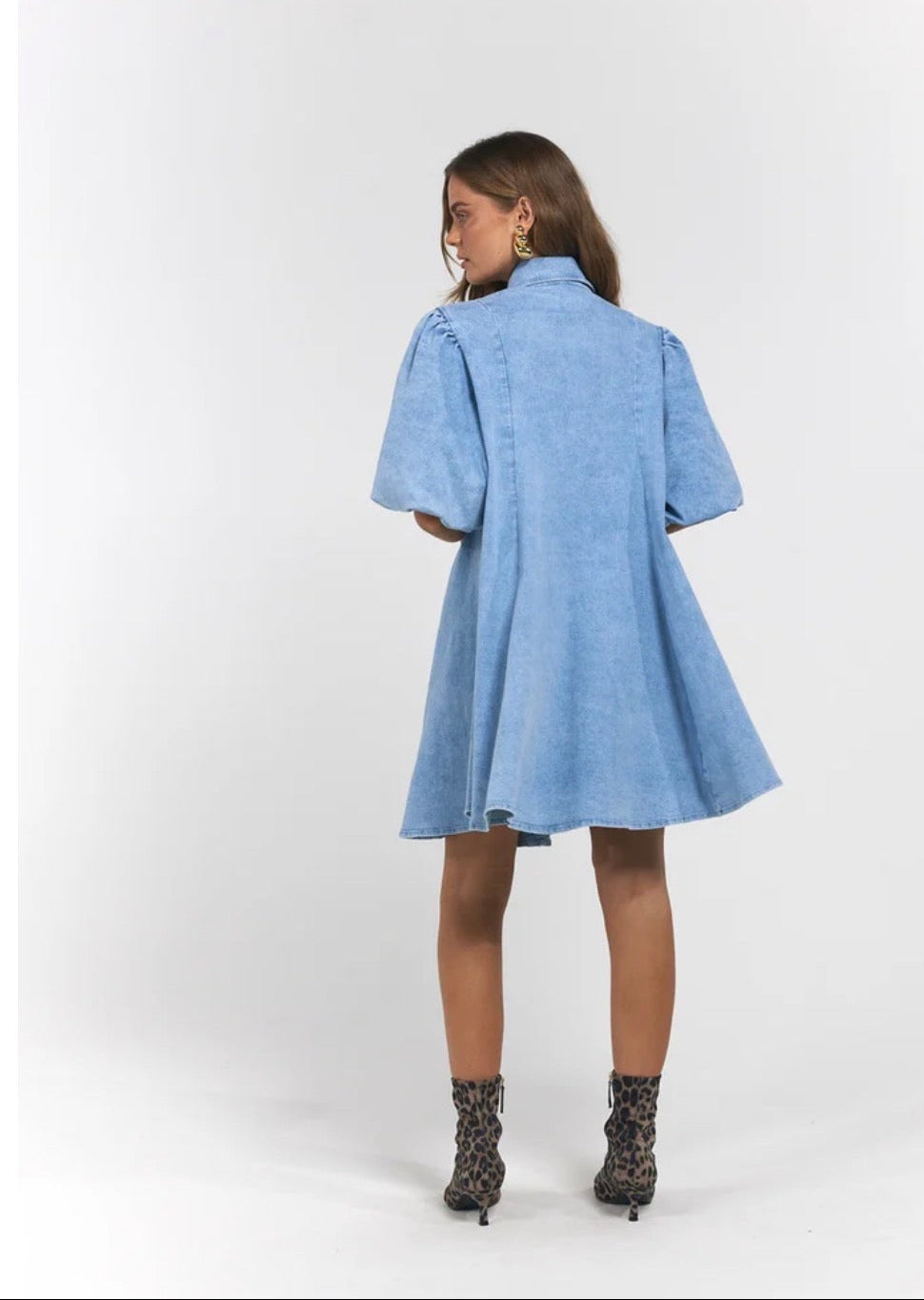 denim dress - la Boheme dress
