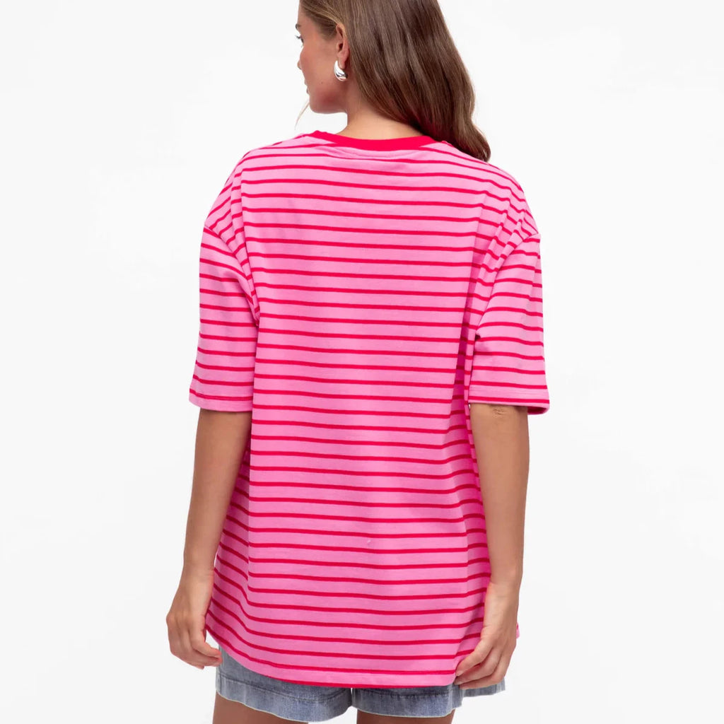 Paperheart-pink and red-tee