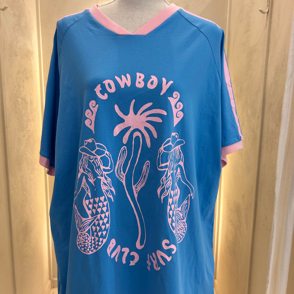 cowboy-surf club-by frankie-blue-tee