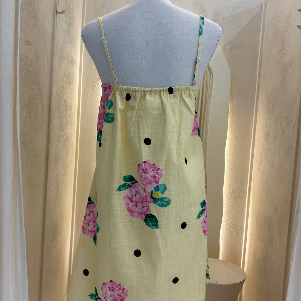 yellow hydrangea dress-by Frankie dress