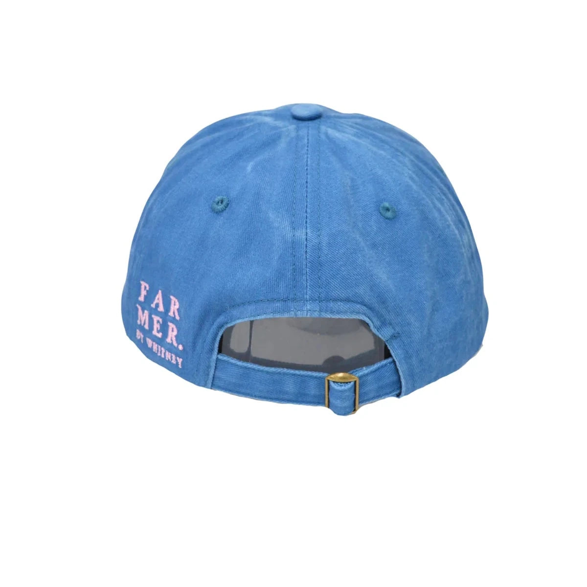 blue cap-kiss me cowboy-farmer by Whitney