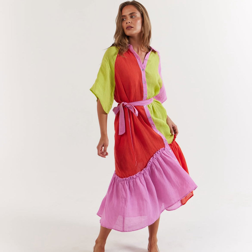 candy stripe midi - la Boheme