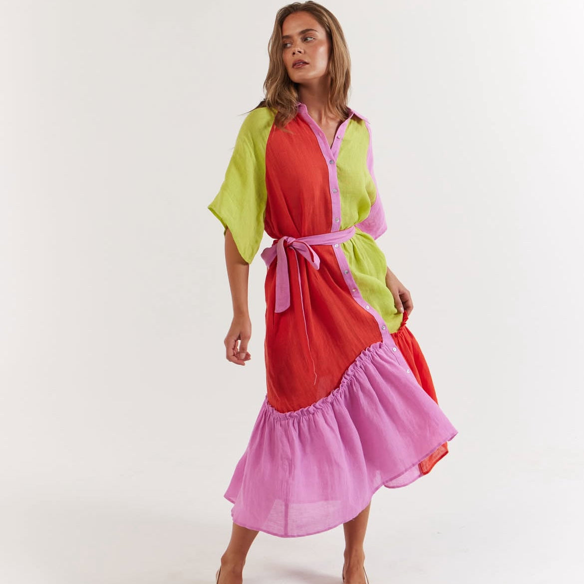 candy stripe midi - la Boheme