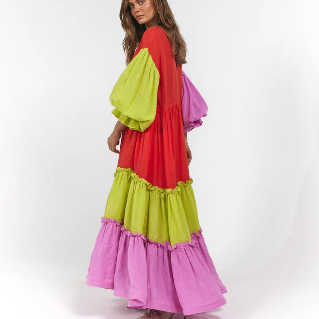 La Bohème Girls Leilani Maxi Candy Stripe