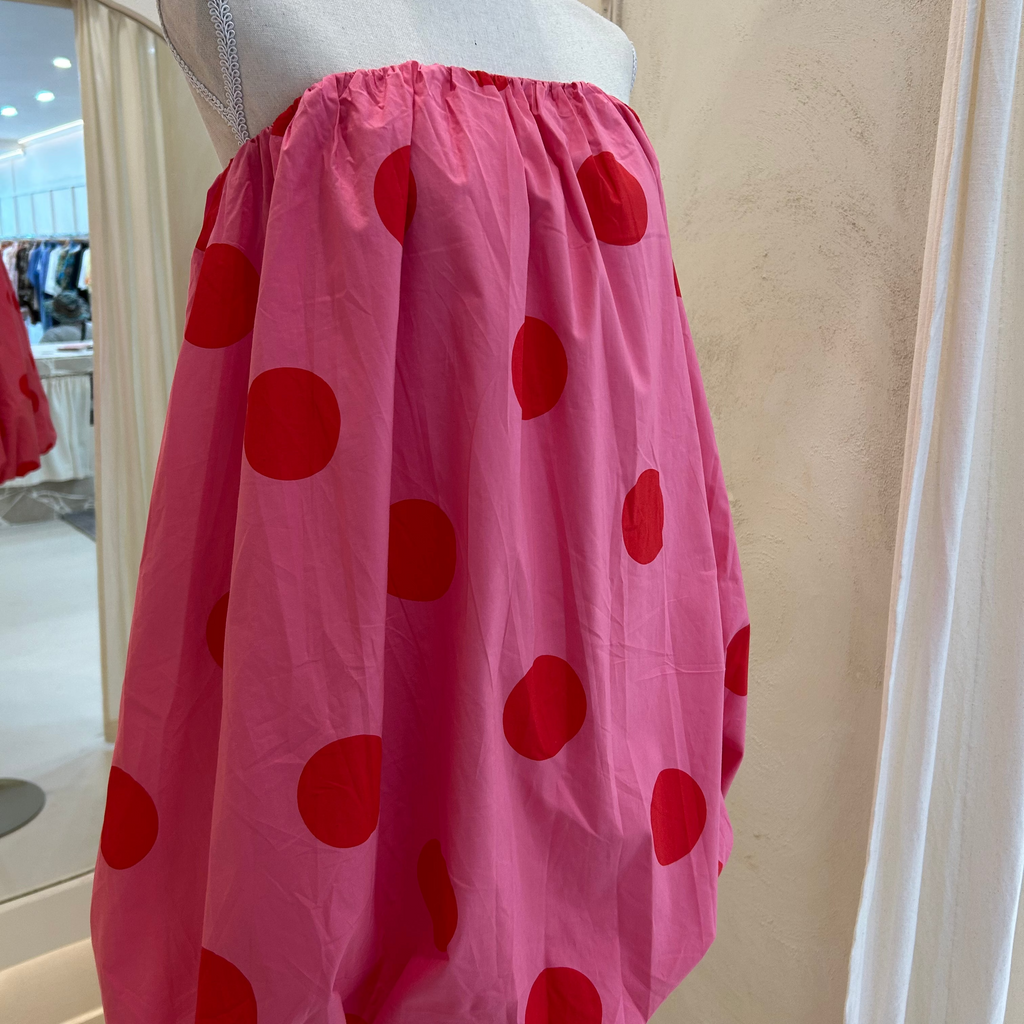 pink and red bubble dress-by Frankie