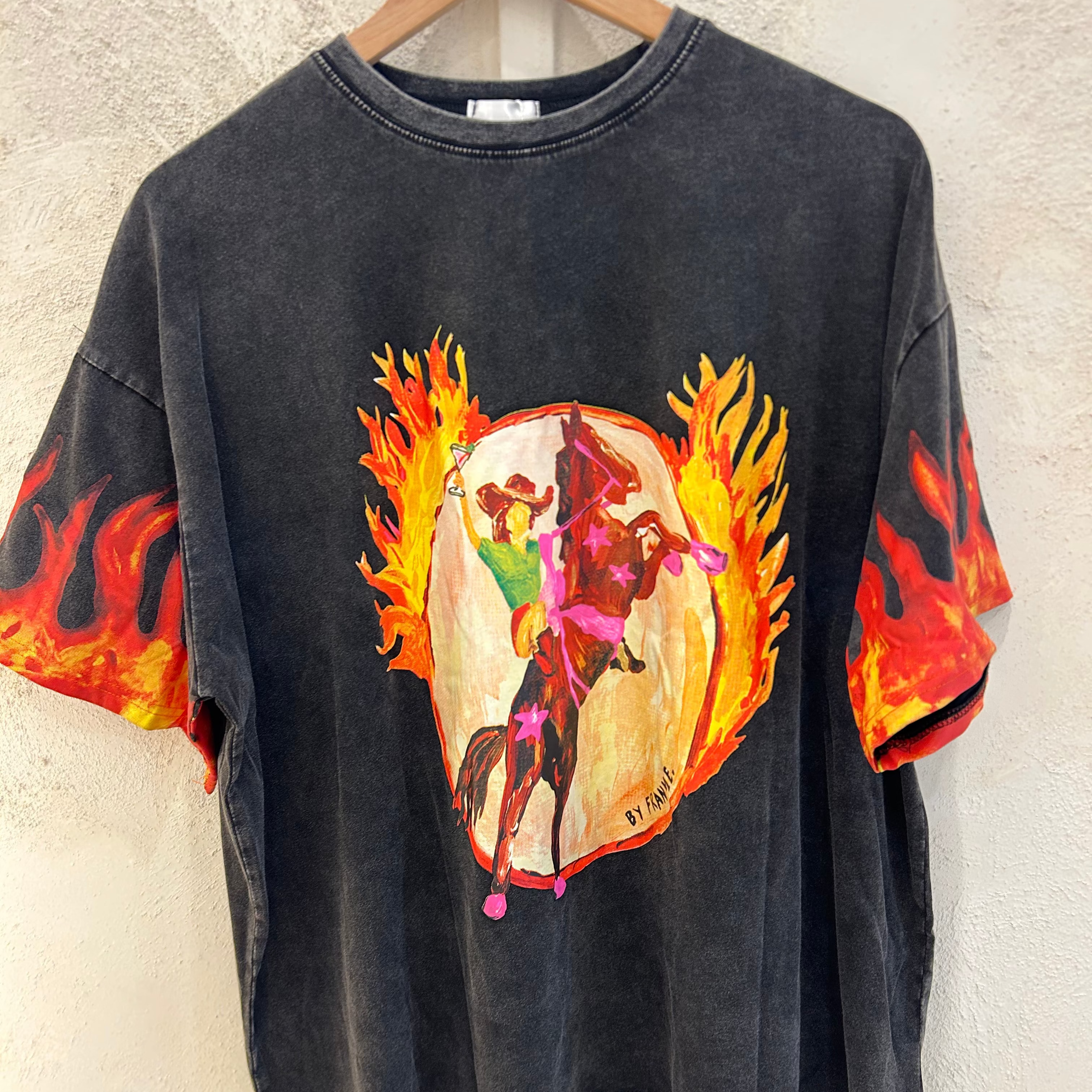 cowgirl flame tee