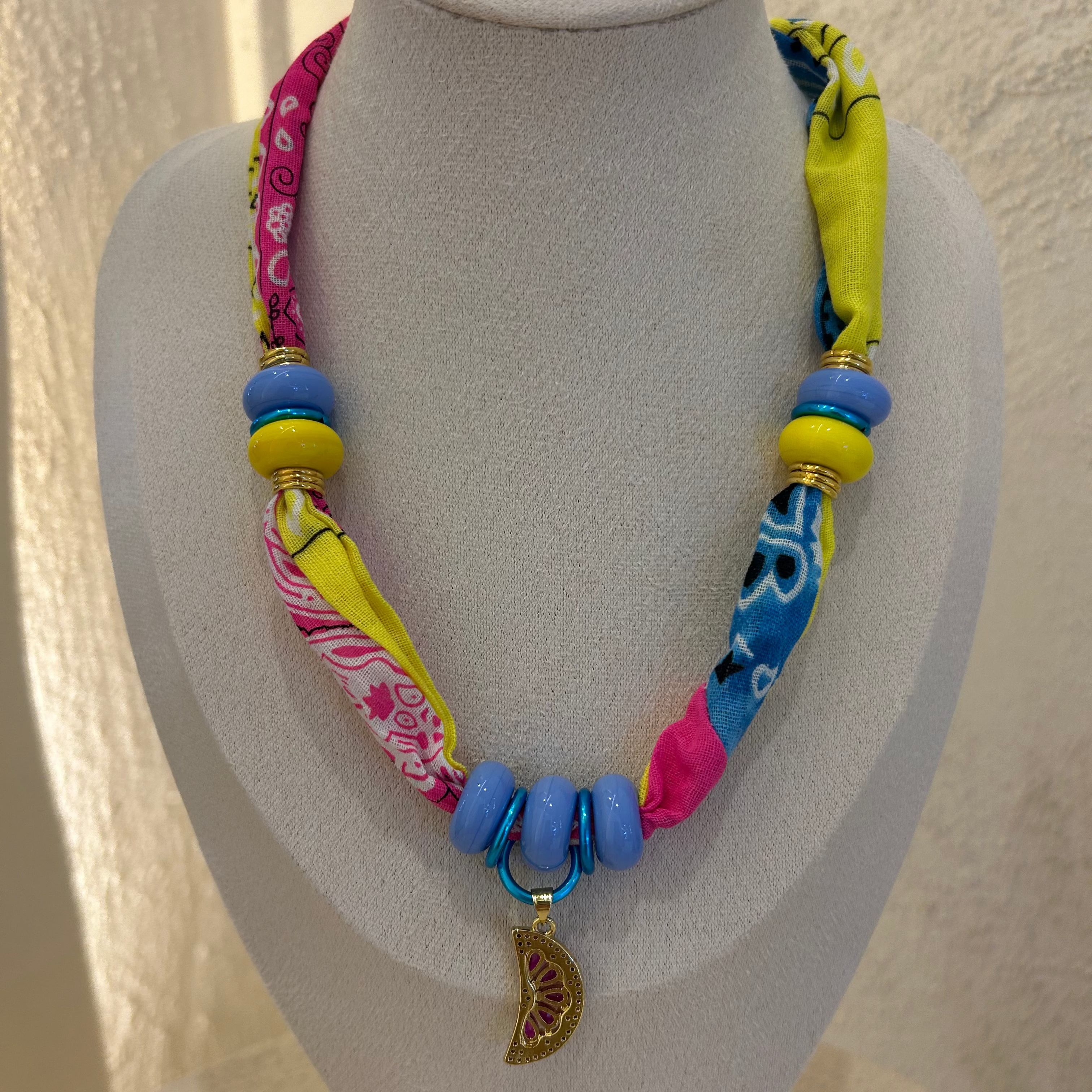 neon banadana necklace