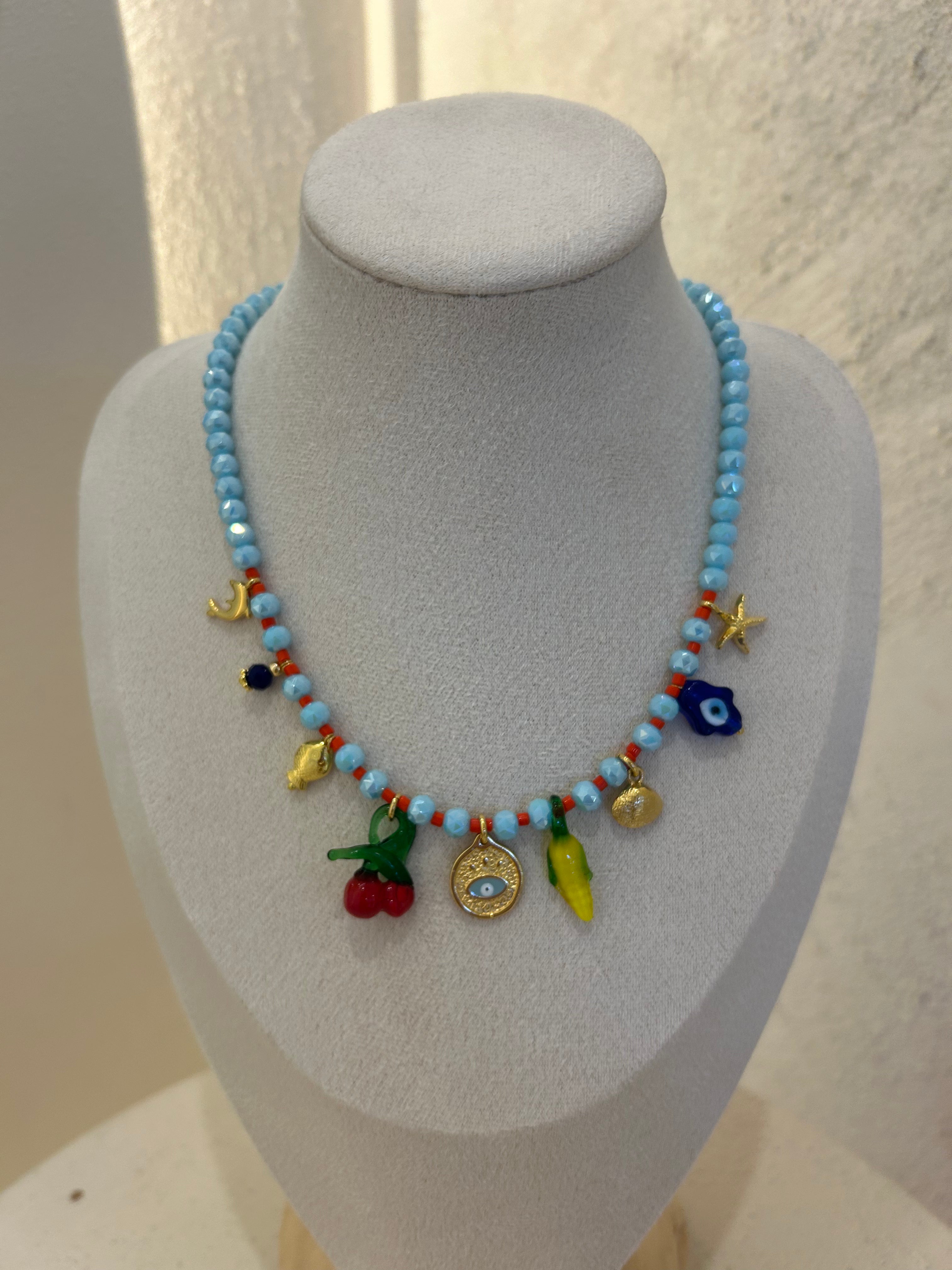 Fruit Charm Necklace