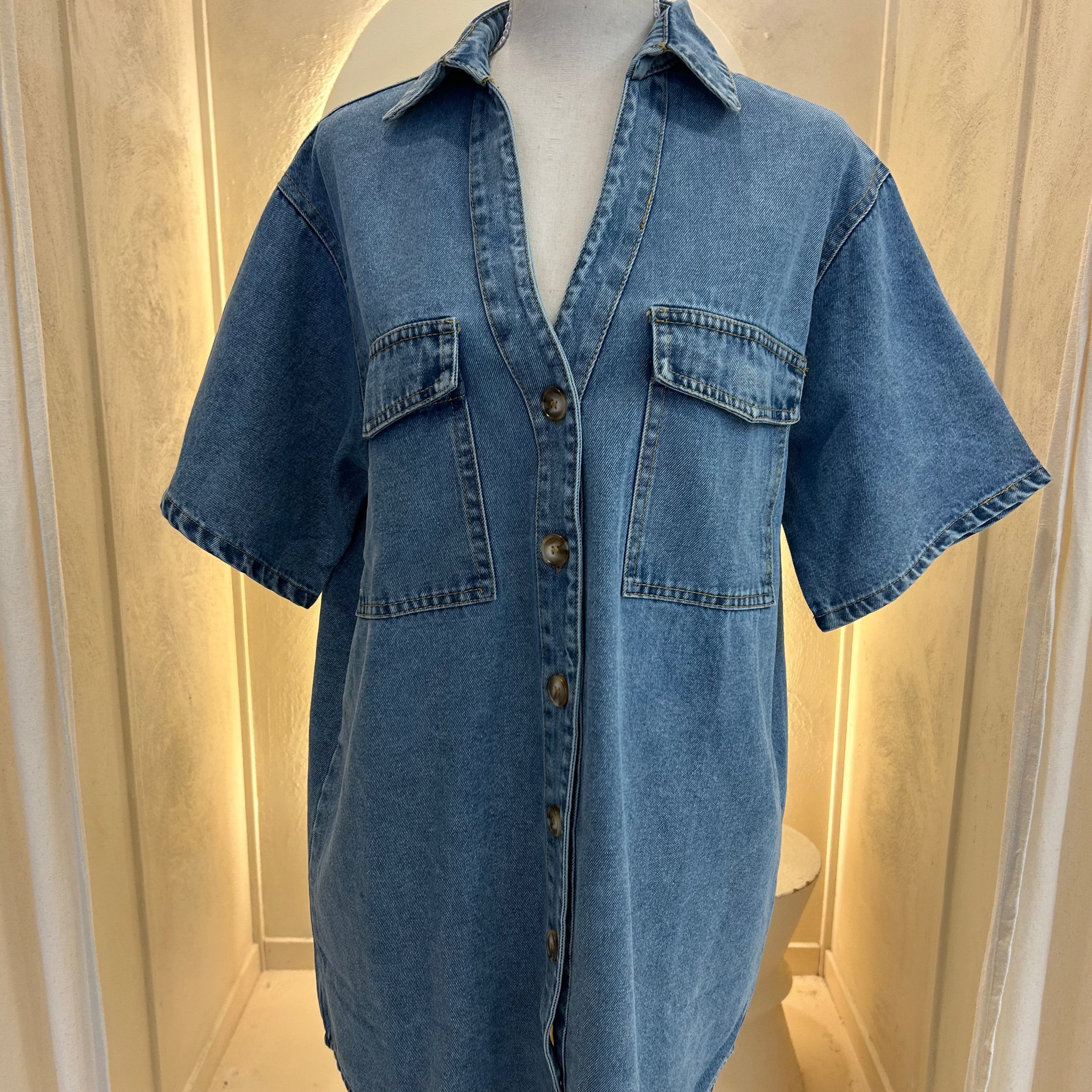 denim dress - by Frankie
