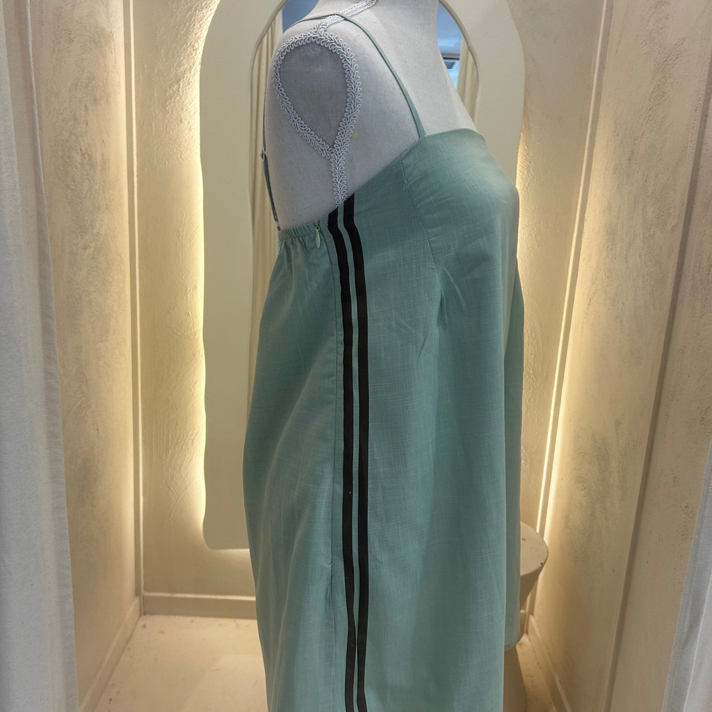 sage and green mini dress-by Frankie