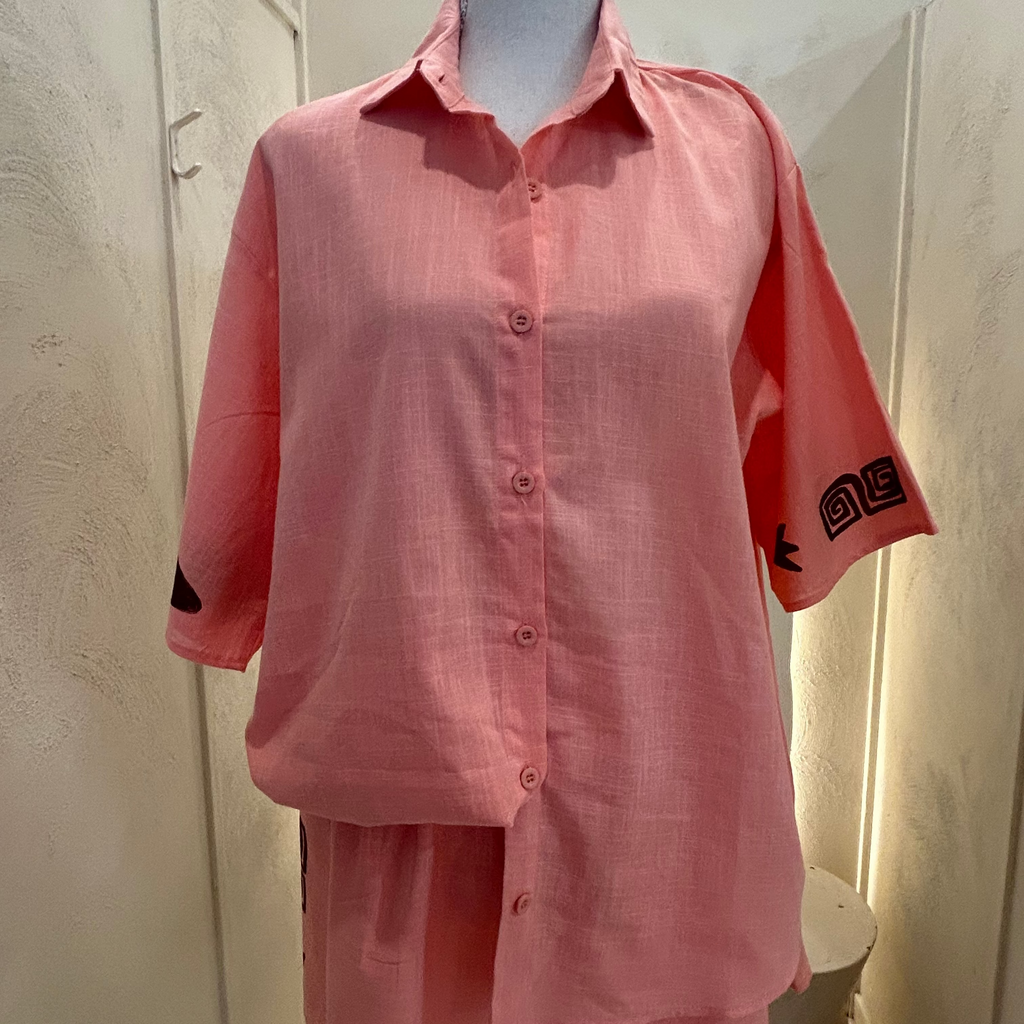 peach/chocolate set - by Frankie