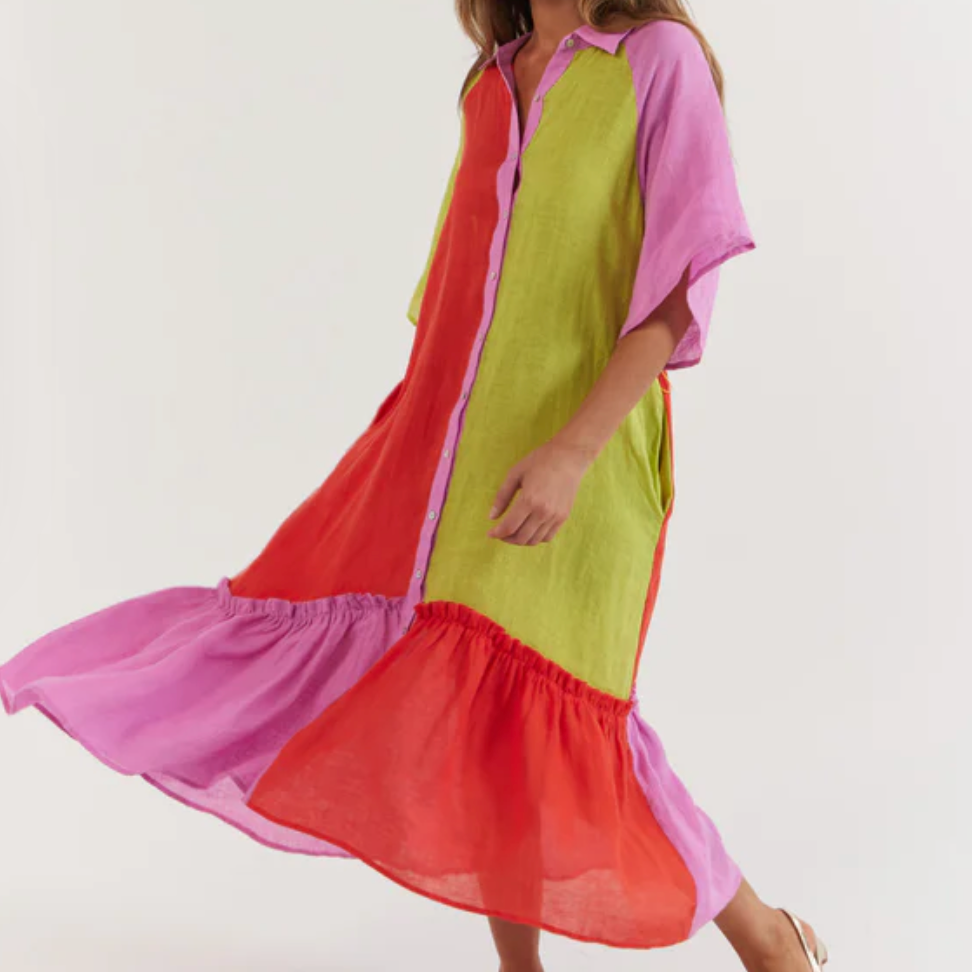 candy stripe midi - la Boheme