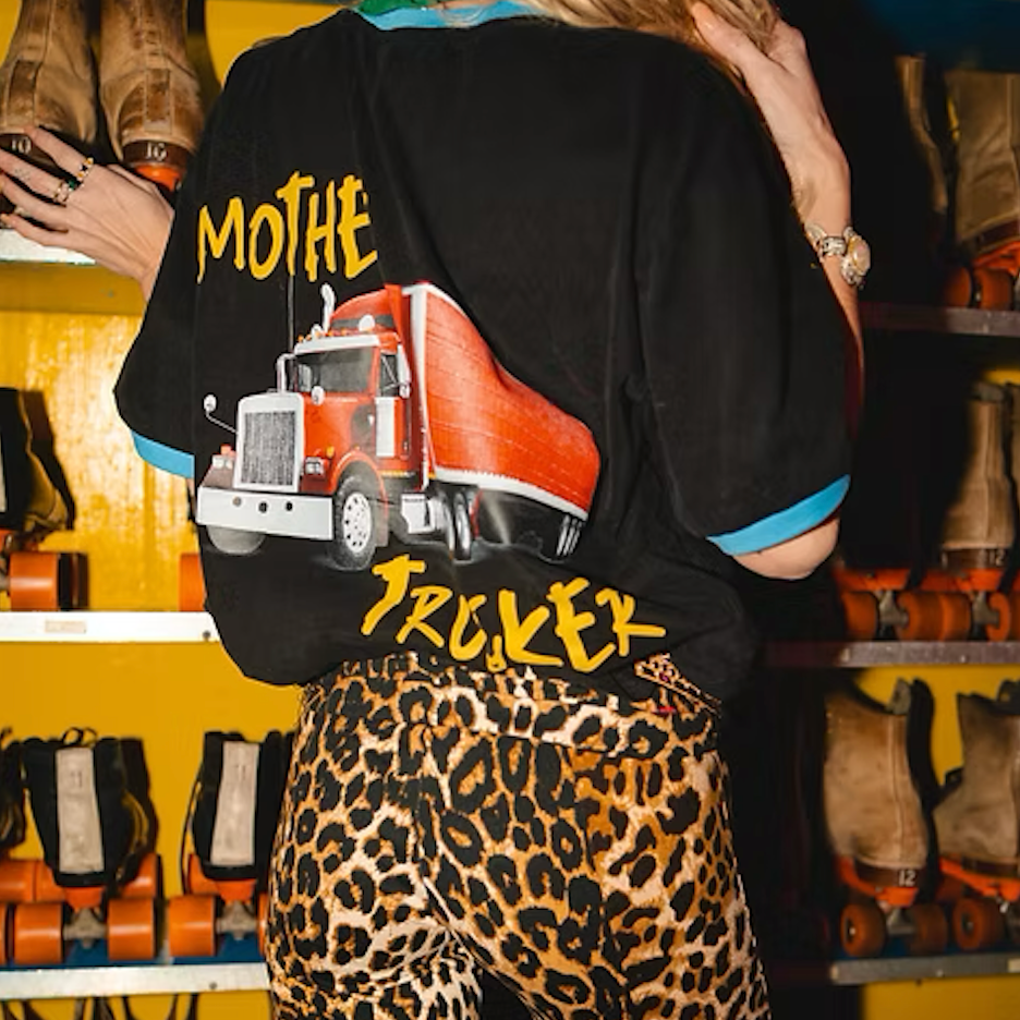 mother trucker tee-  -happy little mother