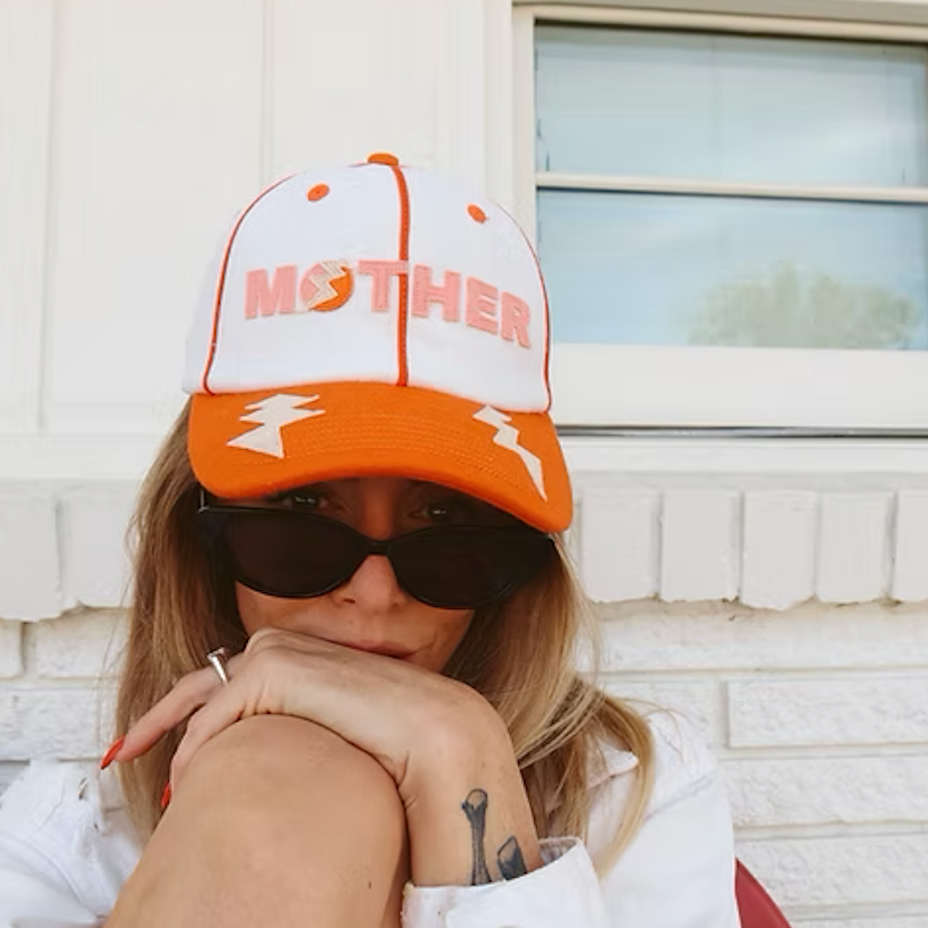 mother lightning cap - happy little mother