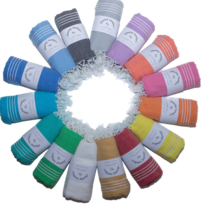 Classic Turkish towel - chasing Sundays