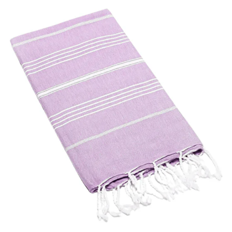 Classic Lilac Turkish towel - chasing Sundays