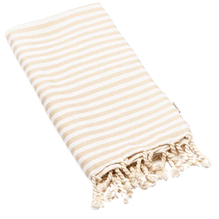 latte Mediterranean Turkish Towel