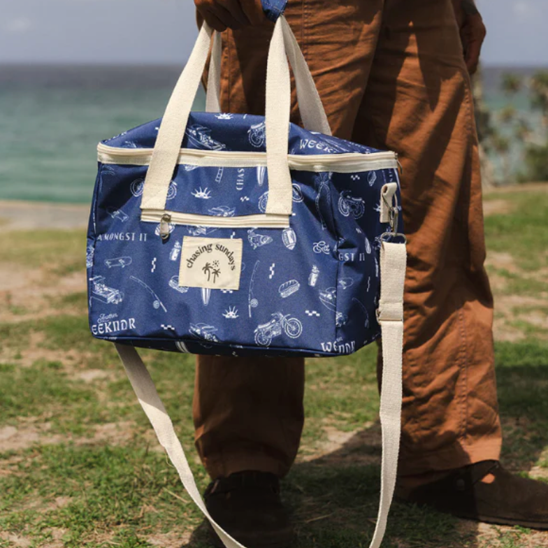 weekend cooler bag - chasing Sundays
