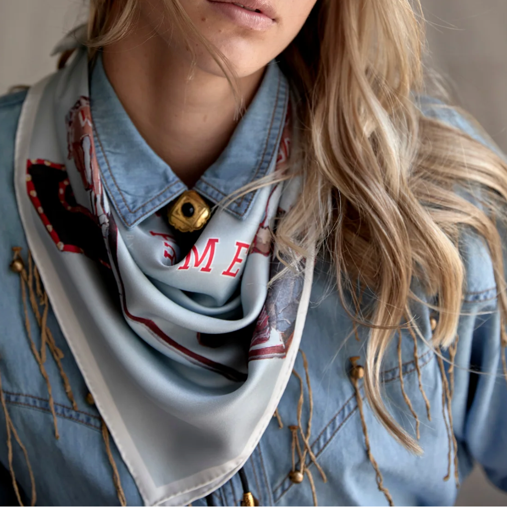 'COWBOY BAR' BANDANA SCARF