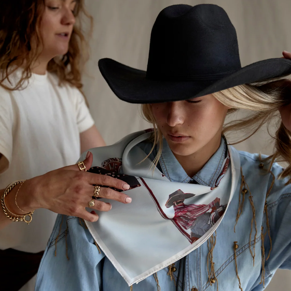 'COWBOY BAR' BANDANA SCARF
