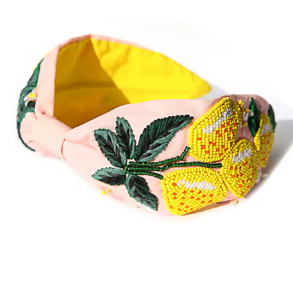 pink citrus headband