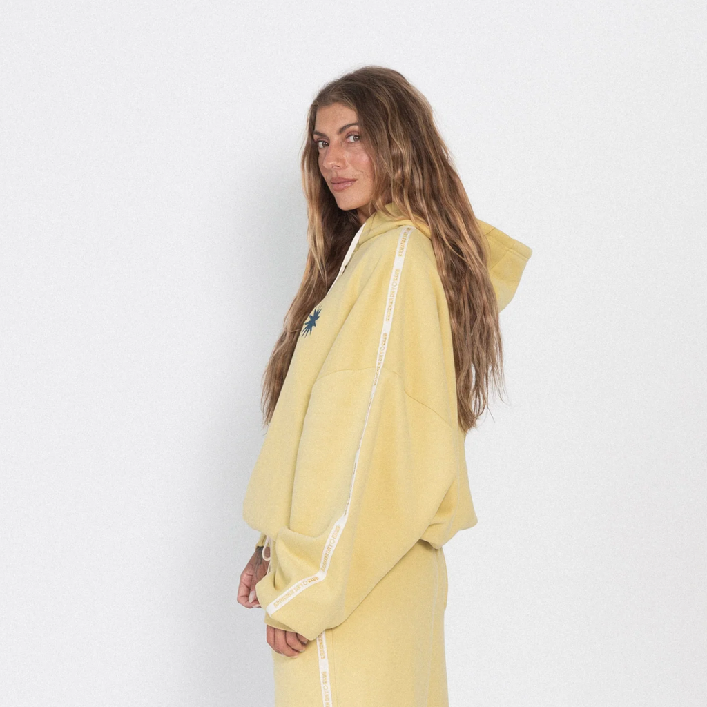 CLOUD RACER SUNBURST HOODIE - LEMON