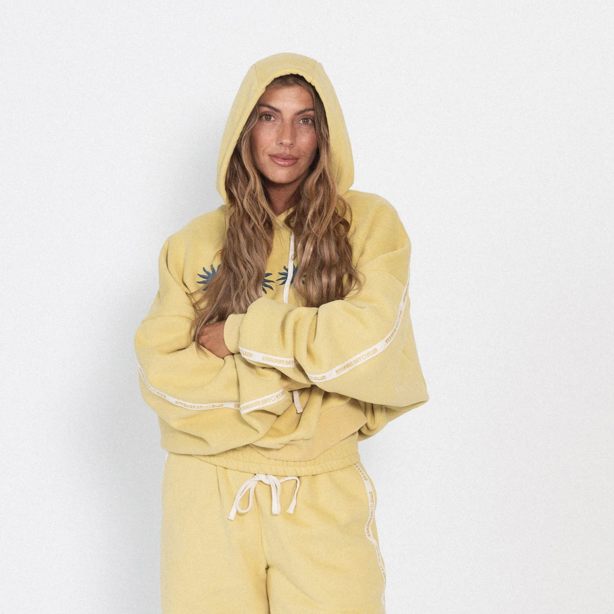 CLOUD RACER SUNBURST HOODIE - LEMON