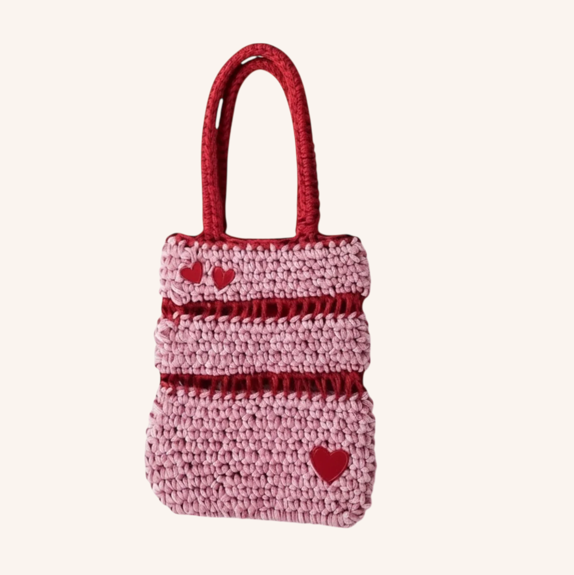 peony lattice tote