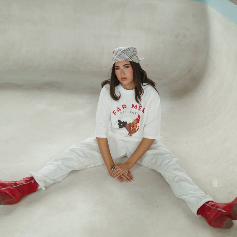 choke crew tee - far mer
