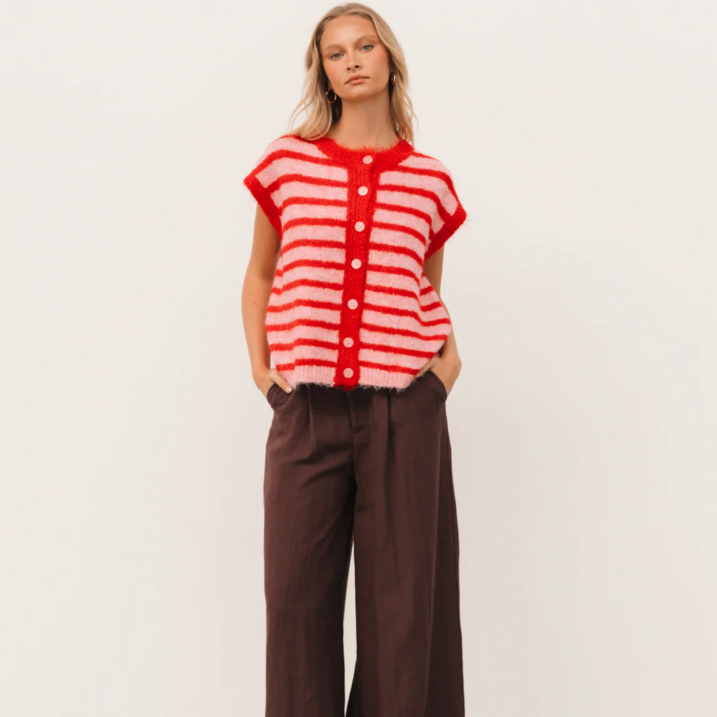 Ella stripe knit cardi - Paperheart
