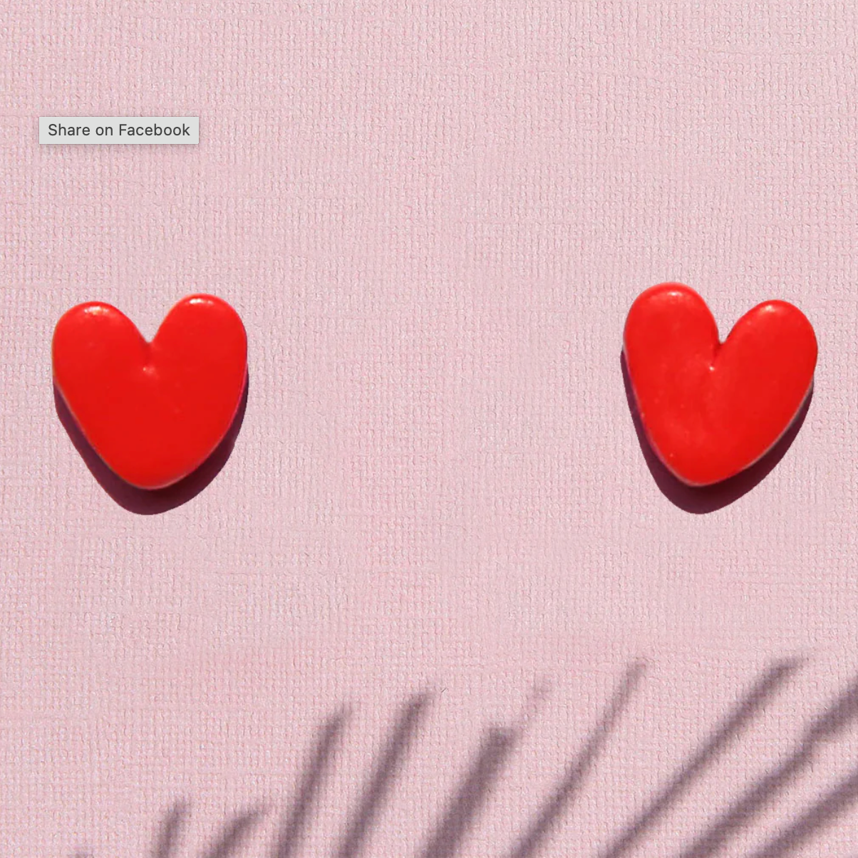 heart studs - Kingston jewerlly