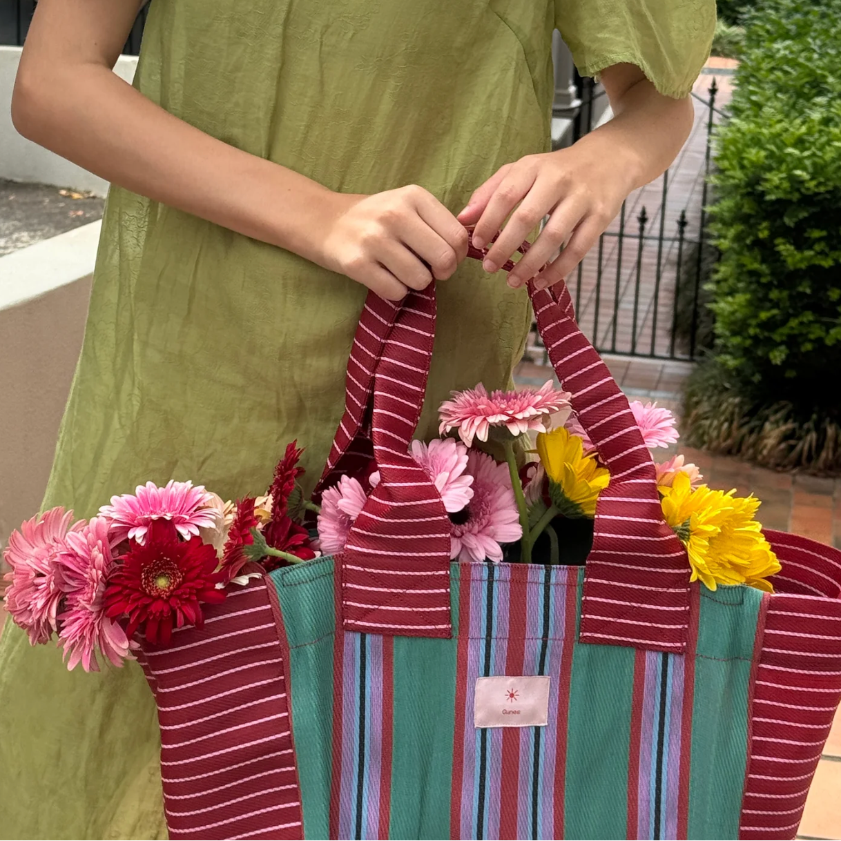 teal bundle tote - gunes swim