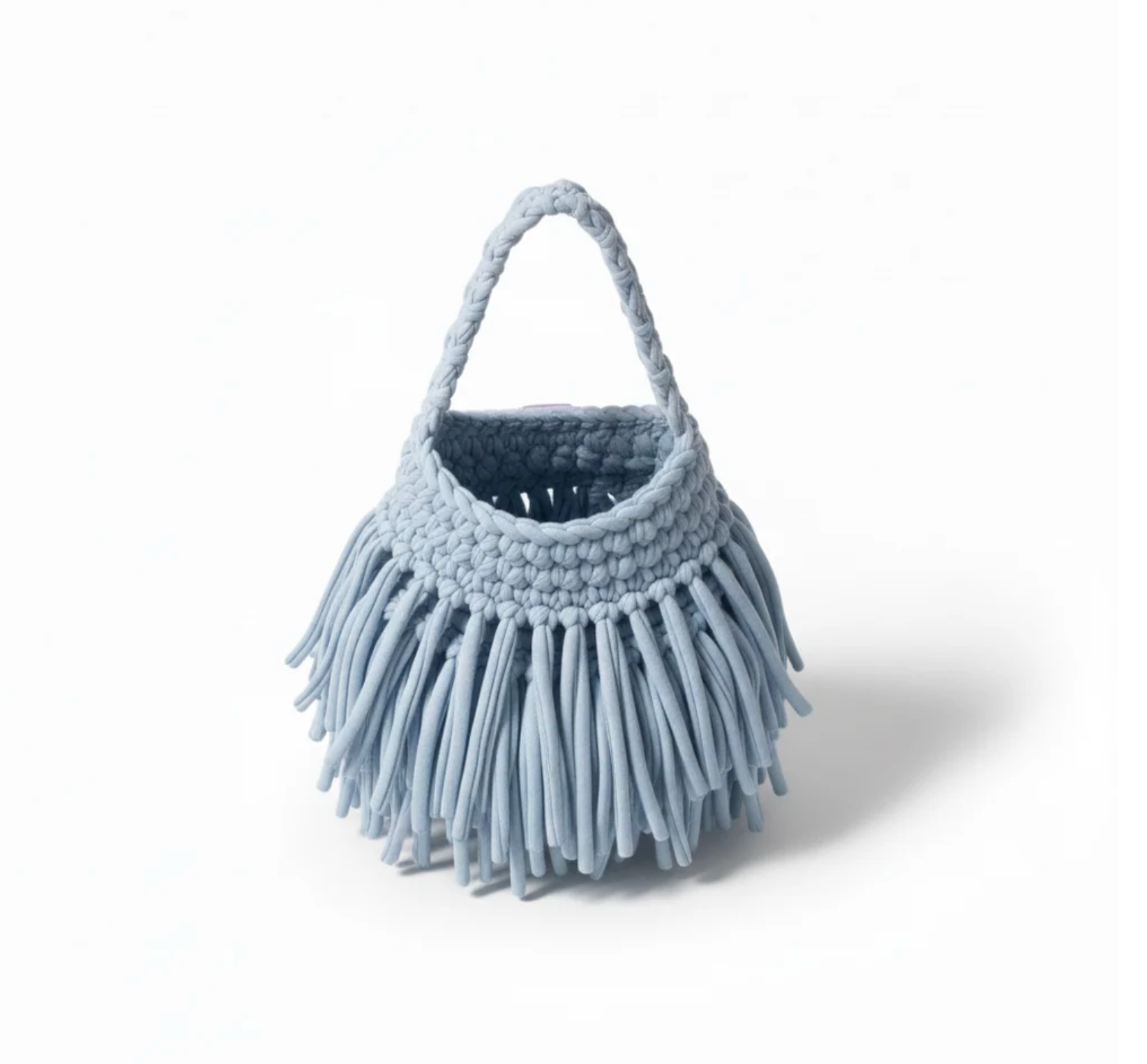cloud blue fringe bag - gunes swim