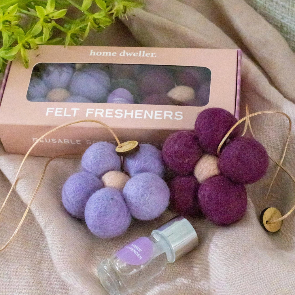 Felt Fresheners - Amber & Lavender - home dwellers