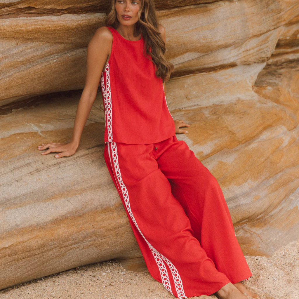 coco pants red - Paperheart