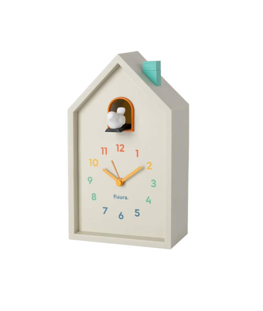 Fisura - Multi-coloured Cuckoo House Alarm Clock