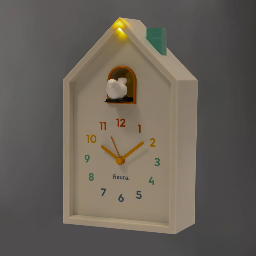 Fisura - Multi-coloured Cuckoo House Alarm Clock