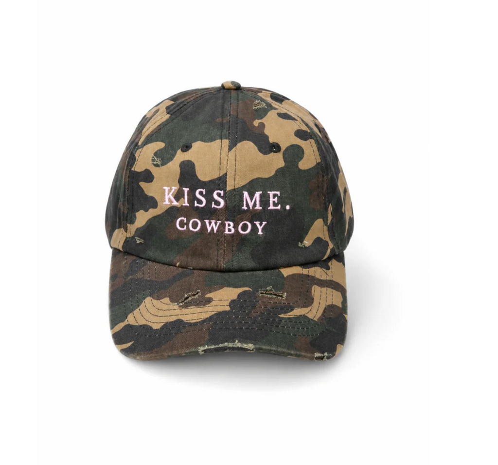 KISS ME COWBOY CAMO CAP - Farmer