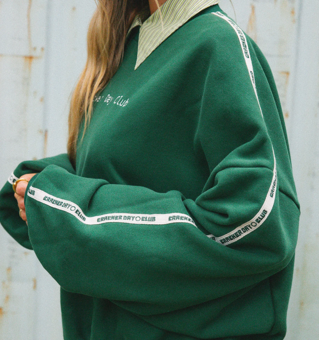 CLOUD RACER SWEATER - FOREST
 - cracker day club